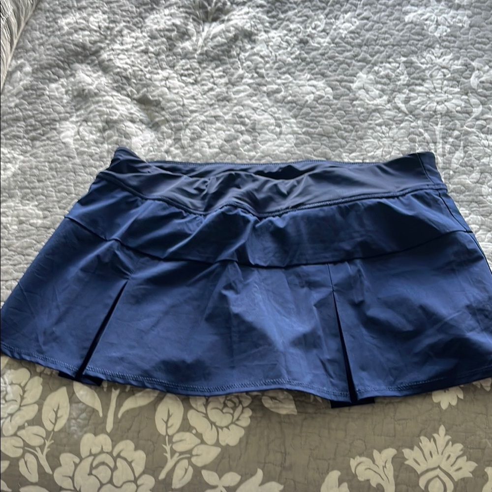 Lands' End Women's Swim Skort - Navy Blue